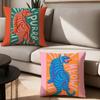 Art Animal Style Tiger Kissenbezug Büro Kissen Geeignet für Sofa Auto Schlafzimmer Dekorative Kissenhülle