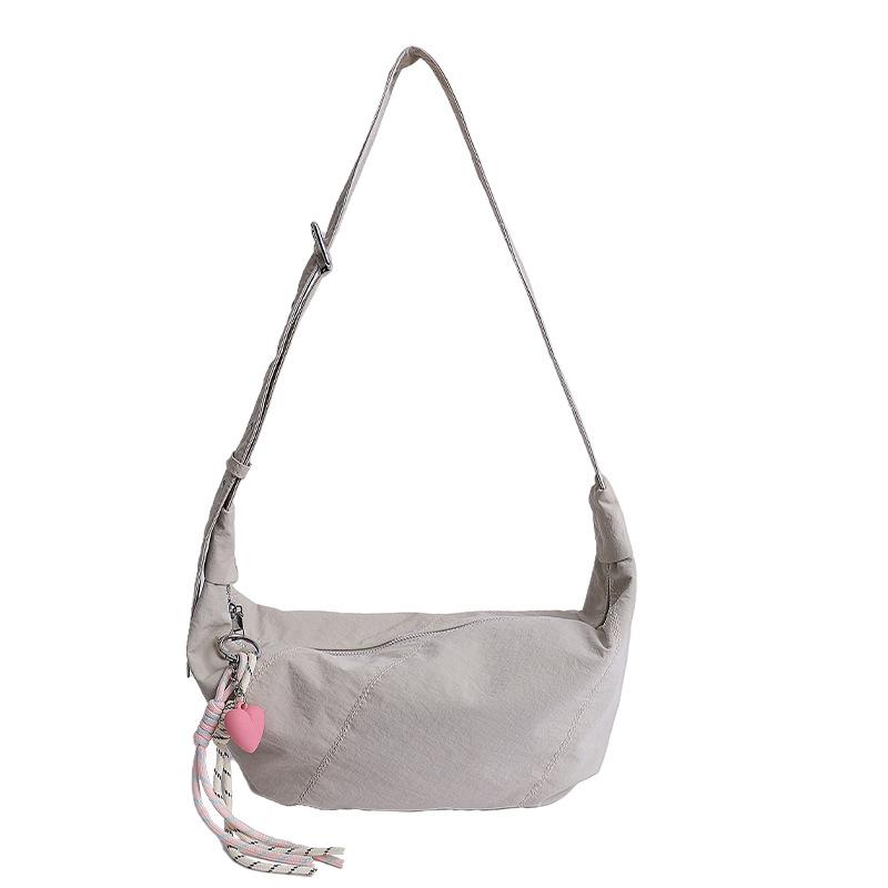 Crossbody Bag Women's Shoulder Bag Large Capacity Diagonal Span Bag  New Dumpling Bag Brand Light Neutral Cloth Bag