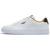 Grounded Perf Low Top Skateboard Shoes Unisex White Gray 398418-01