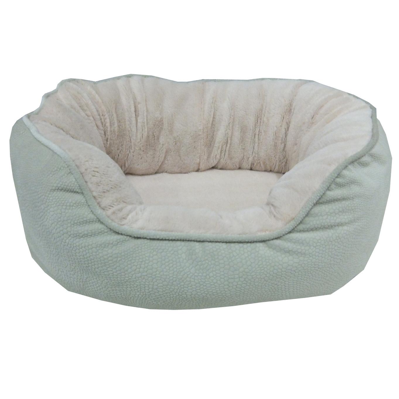 

Oval Kennel Cat Nest All-season Dog Pad Cat Pad Winter Dog Bed Winter Warm Pet Supplies 46 36 18