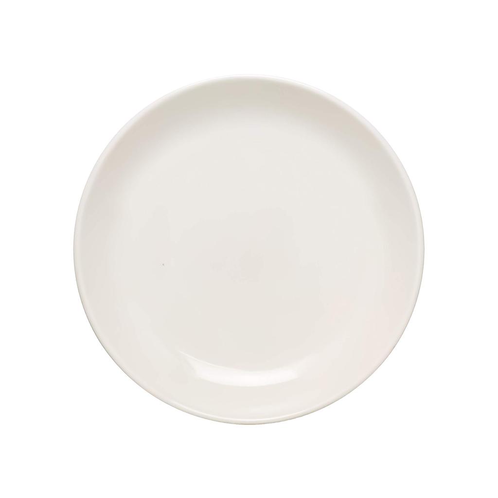 TAMAKI Fortemore Diameter X Height and Oven Lightweight Reinforced Plate, White, 14.8cm 2.1cm, Microwave, Dishwasher, Safe, Porcelain, T-661864