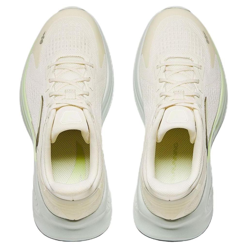 Anta Comfortable Shock Absorbing Wear Resistant Low Top Casual Running Shoes Women Sneaker Beige 922515511-9