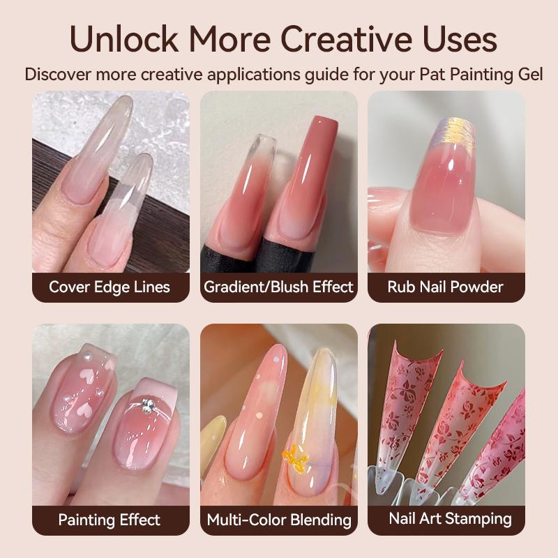 UR SUGAR 4 en 1 16 Couleurs Gel Pat Peinture Pour Dégradé Tamponnage Dessin Motif Palette de Gel Pat Pat Painting UV/LED