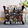 KMFDM Band Pillow Gift Home Office Decoration Bedroom Sofa Car Cushion Cover case x