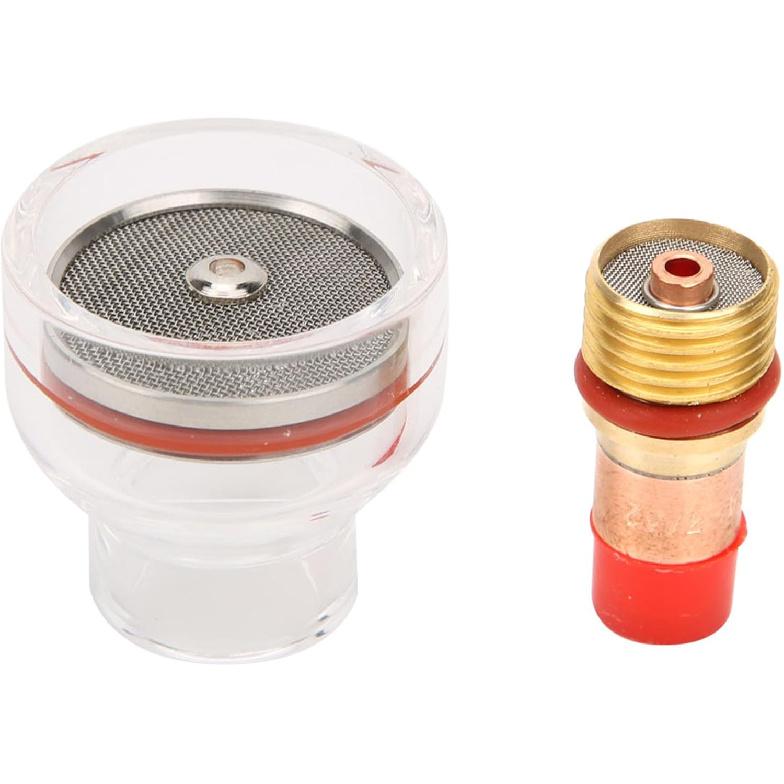 TIG Torch Glass Cup, Welding Torch Accessories, TIG Gas Lens, Corrosion Resistance Strong Stability High Temperature Resistance for TIG-171826