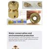 4-way Water Quick Connector High Pressure Quick Coupling For Car Washer Water Gun Adapter Joints Garden Irrigation Accessories
