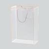 10pcs Transparent Plastic Gift Bag For Flowers Bouquet Wedding Festival Party Favors Packing Handbag Candy Box 35cmx15cmx24.5cm