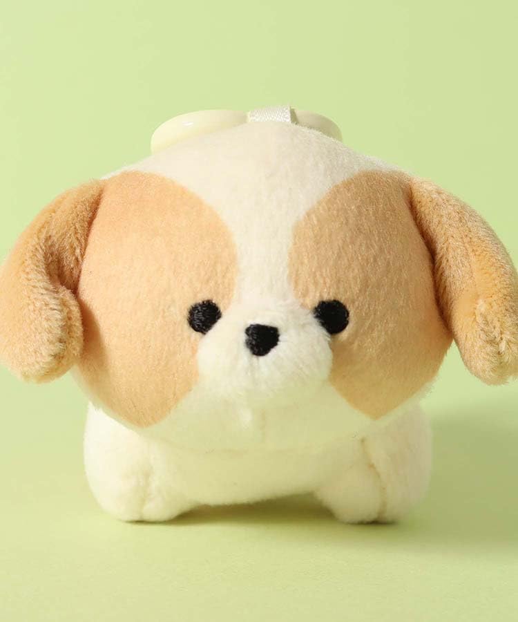 Accent Fluffy Friends Plush Mascot Dog, Maltese, Shih Tzu, Pug, Key Charm, Bag Charm (Shih Tzu)