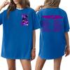 Adult and Kids Casual Letter Print Short Sleeve T-Shirt for Family Matching Everyday Wear