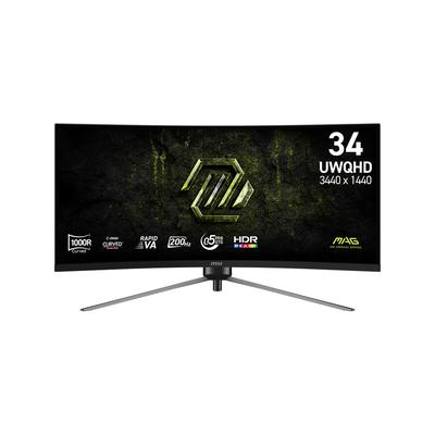 MSI Mag 345cqrf E20 Monitor 3440x1440 34 Inch Black