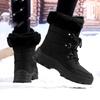 36-42 Women's High-top Winter Boots Large-size Outdoor Anti-slip Waterproof Women's Snow Boots