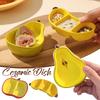 Creative Fruit Shaped Ceramic Plate Sauce Seasoning Snack Plate Home Dining Table Fun Snack Plate Dish Kitchen Accessories