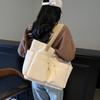 Simple casual foreign style tote bag large capacity personalized trend underarm bag spring fashion niche design shoulder bag