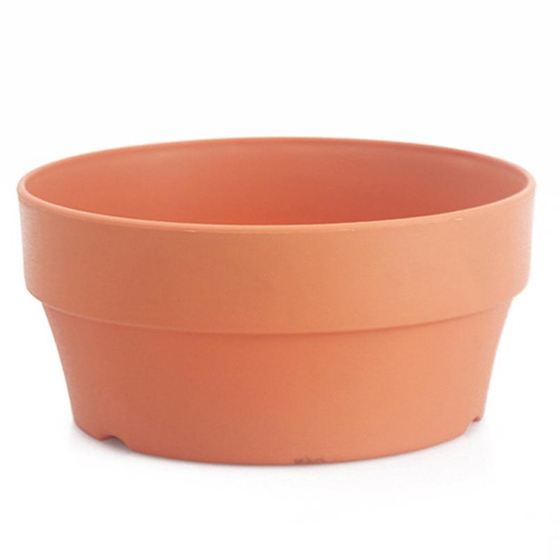 Plastic Flower Plants Pots Nursery Garden Planter Home Office Decorative Craft