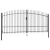vidaXL Double Door Garden Gate Woerden with Spear Top 400 X 224.5 Cm