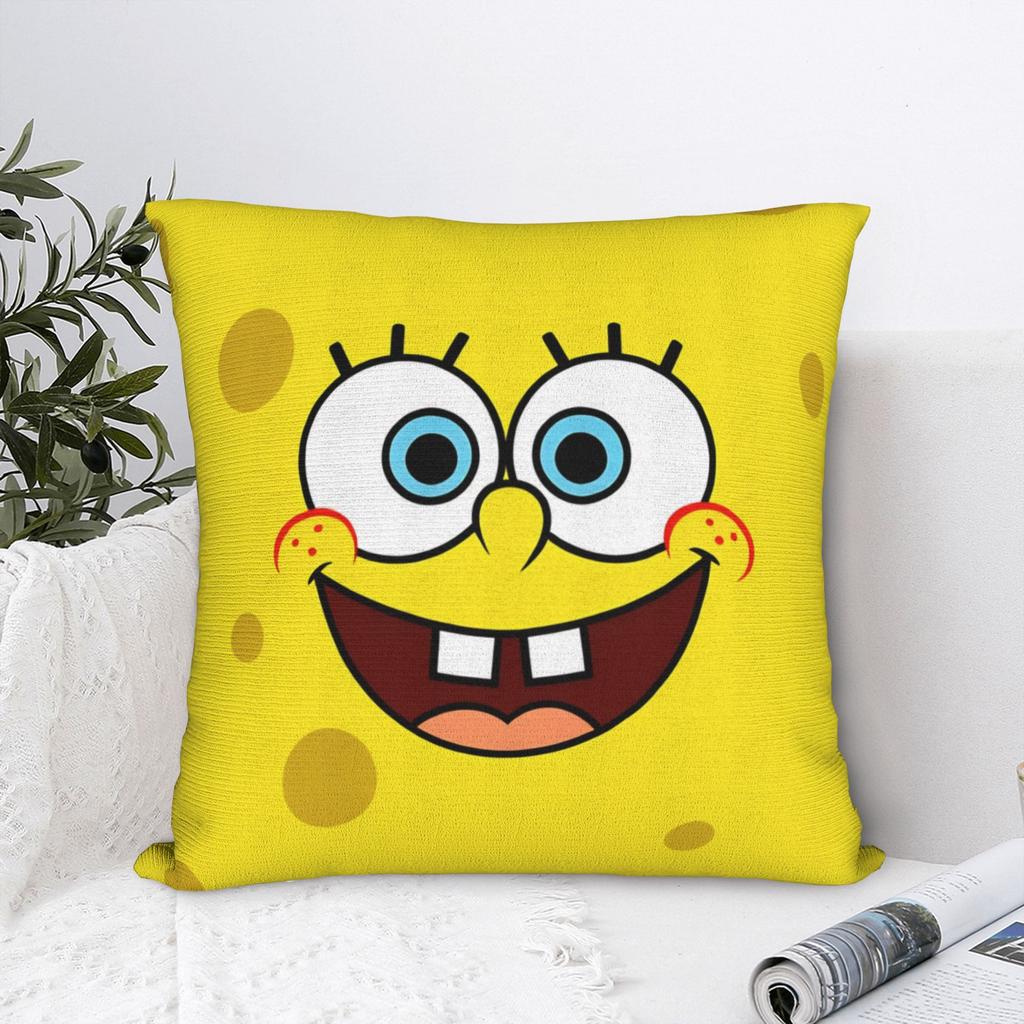 Pillow Cover S-Spongebobeds S-Squarepantsed Sponge Man Vintage Pillow Case For Sofa Home Decor Pillowcases