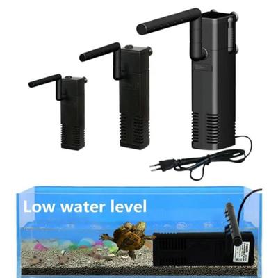 Filtro de acuario ultra silencioso externo para pecera de tortuga con esponja de medios, bomba de limpieza de agua en cascada, filtro submarino