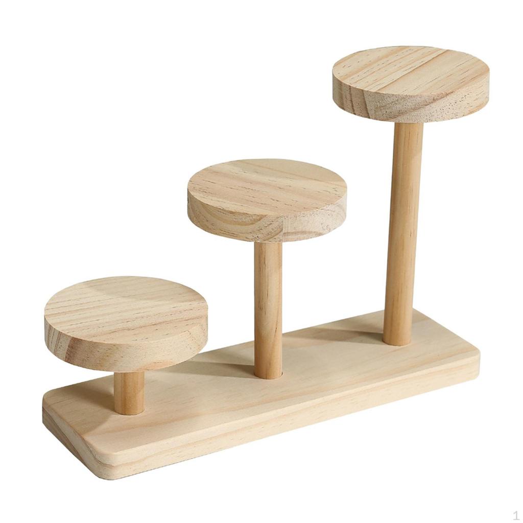 Elegant Wooden Storage Rack for Sunglasses And Jewelry
