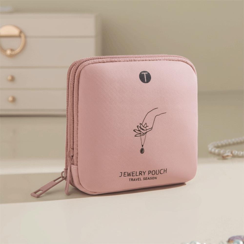 Multifunctional Zipper Jewelry Bag Multi-layer Jewelry Organizer Jewelry Storage Bag  Travel