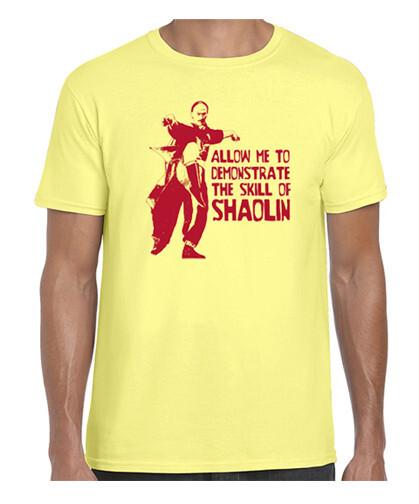 

Шаолинь Позвольте мне продемонстрировать Футболка Фильм против Ламы Боевые искусства У-Тан GT073 L