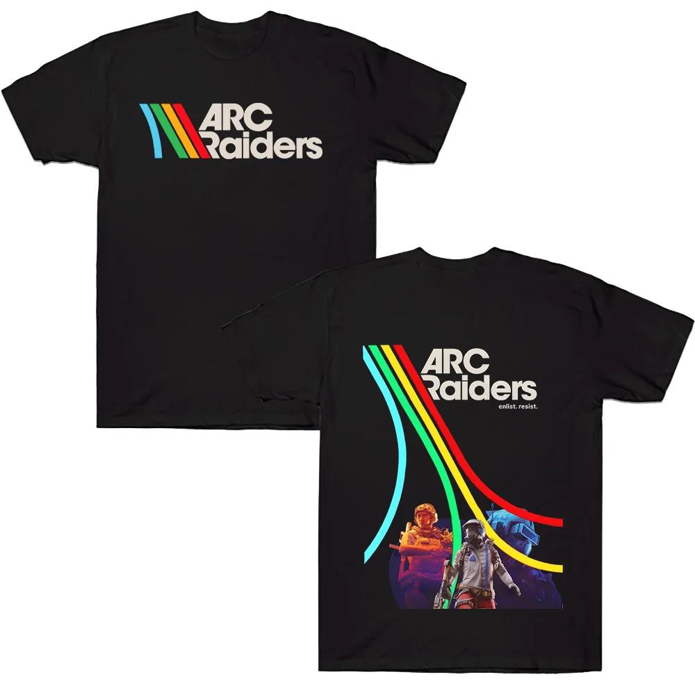 

Футболка с принтом ARC Raiders для мужчин и женщин, Модная одежда в стиле Y2K для видеоигр, Высококачественная хлопковая футболка с коротким рукавом 4XL