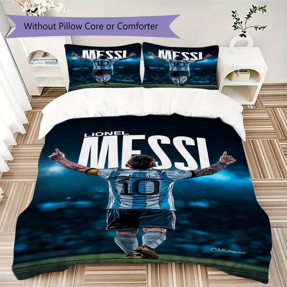 Soccer Player Action Bedding Without Core 1 Duvet Cover 2 Pillowcase Without Core Bedding Set Duvet Cover And Pillowcase