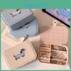 Insulated Leather Jewelry Box With Multiple Compartments For Gift Giving And Travel
