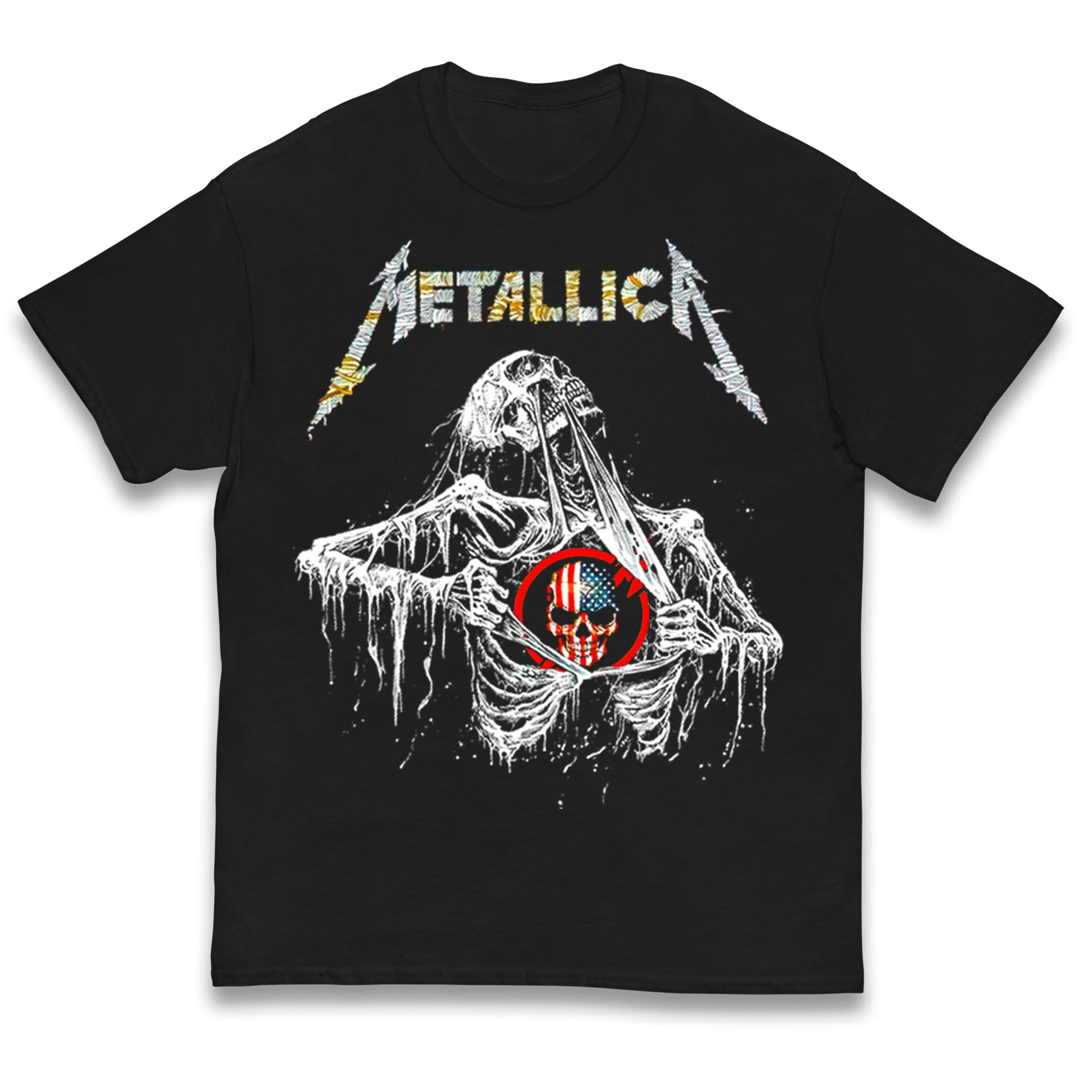 Metallica USA Skull Kids T Shirt 110