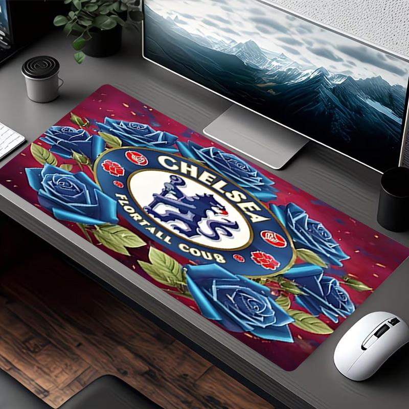 Fotbalový klub. Podložka pod myš C Print, pro podložku pod klávesnici, podložka pro notebook PC pro kancelářské domácí použití, dekorace stolu, perfektní dárek k narozeninám pro hráče