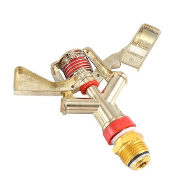 T02C!-Hot New 1/2 Inch Dual Connector Zinc Alloy 360 Degree Rotate Rocker Arm Water Sprinkler Spray Nozzle Garden Irrigation Spr