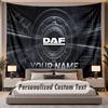 Custom Name Text Tapestry DAF Personalized Polyester Wall Tapestry For Bedroom And Room