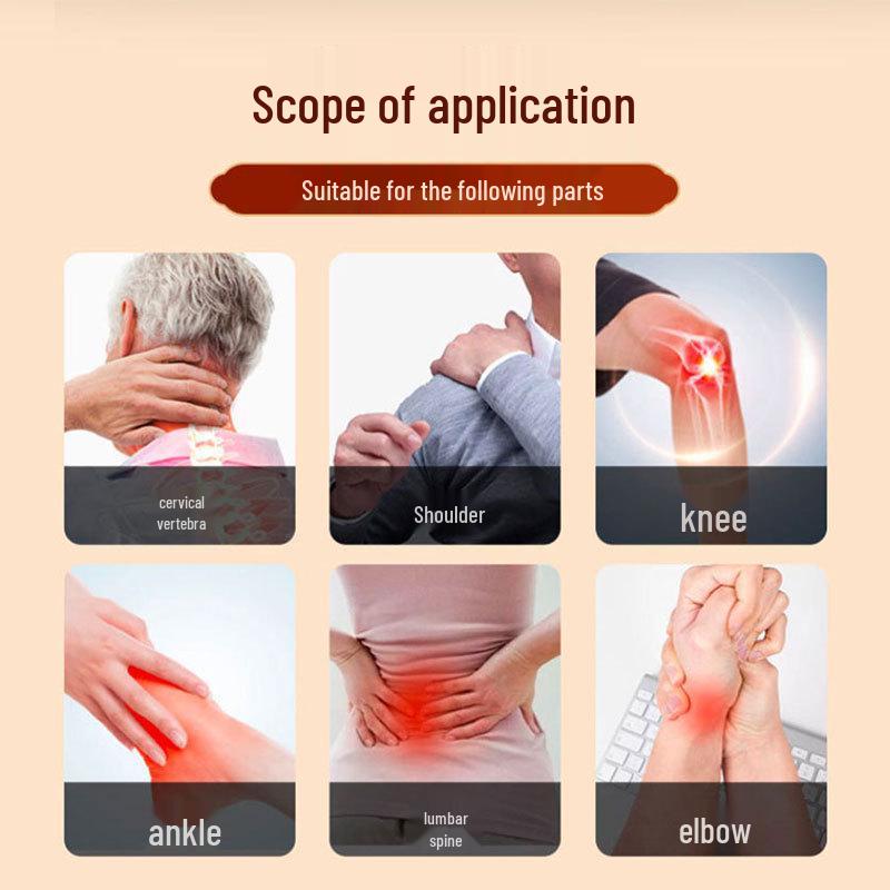 Plaster Patch for Cervical Vertebra, Lumbar Disc, and Joint Relief - Muscle and Bone Pain Black Paste