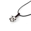 Hand-Woven Crystal Rough Stone Natural Stone Brown Mesh Pocket Necklace Mesh Pocket Sweater Chain N701