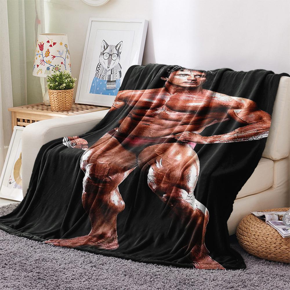 

1 шт. Фланелева ковдра з принтом «Прибулець на Землі», Висока якість, Комфортна для всіх сезонів, Декор для дому, Тепло та затишок, Ідеальний подарунок на Різдво 80cm x 120cm