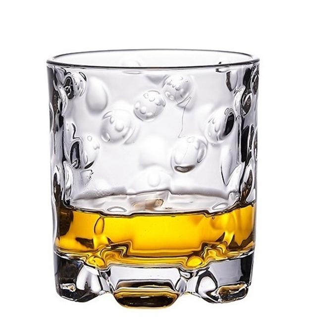 280ml Rotating Whiskey Glass Old Fashioned Glass for Drinking Bourbon,Scotch,Cocktails or Tea,Whisky