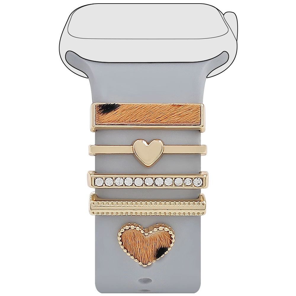 Pearl Diamond Decorative Ring Bracelet Wristbelt Charms New Watch Band Ornament  Strap Accessories