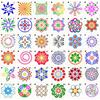 36/56 Pezzi Stencil Mandala Vuoti Stencil Modello Mandala Riutilizzabili Creazione Artistica