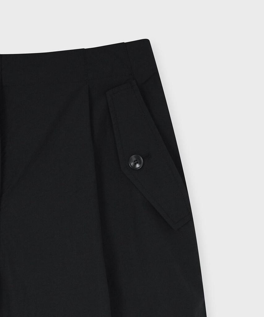 FALLETT Synthetic Fiber Parachute Pants Black