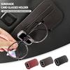 Multifunctional Car Sun Visor Organizer Card Glasses Holder For Citroen C4 C3 C5 C1 C2 C6 VTS C4L DS3 DS4 DS5 Grand Berlingo