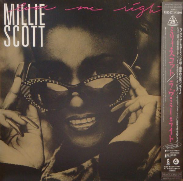 

LP Пластинка MILLIE SCOTT - Love Me Right R28D2072 4TH & BROADWAY, 1987 Япония Оби Соул/Фанк Б/У