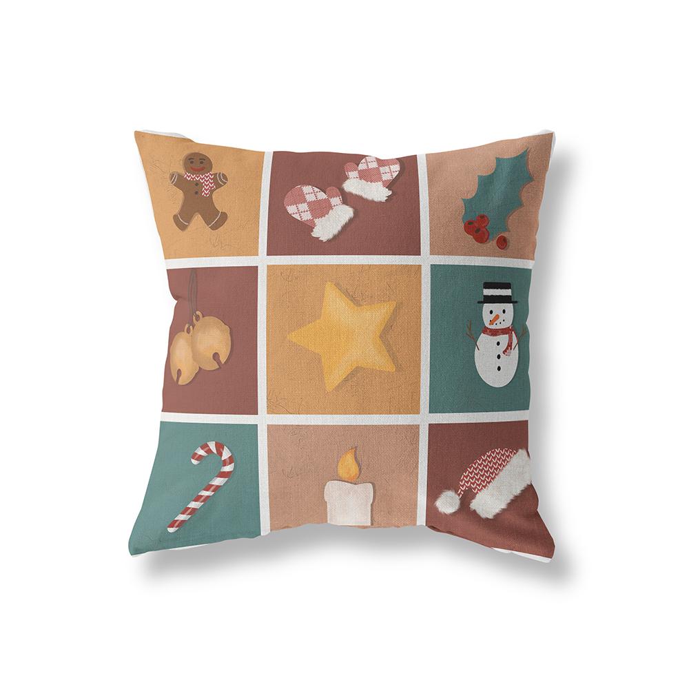 Рождественские украшения наволочка домашний декор Рождественская елка наволочка с принтом для спальни гостиной дивана украшения автомобиля наволочка 40X40CM 544₽