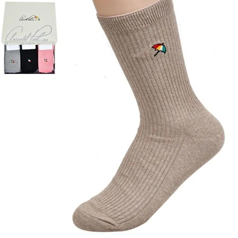 Arnold Palmer Logo Embroidered Ladies Class A Long Socks 0088gw 24cm