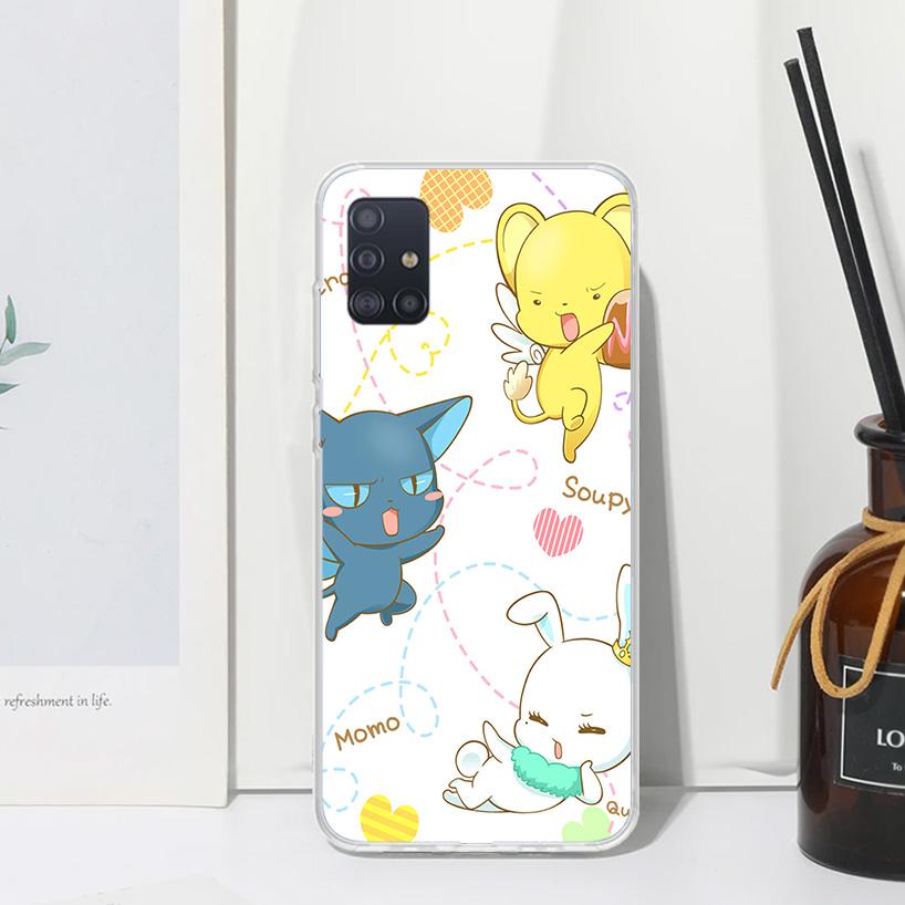 CardCaptor Sakura Anime Phone Case For Samsung Galaxy A52 A42 A32 A22 A12 A02S A72 A51 A50S A41 A31 A21S A71 A40 A30S A20S A10S