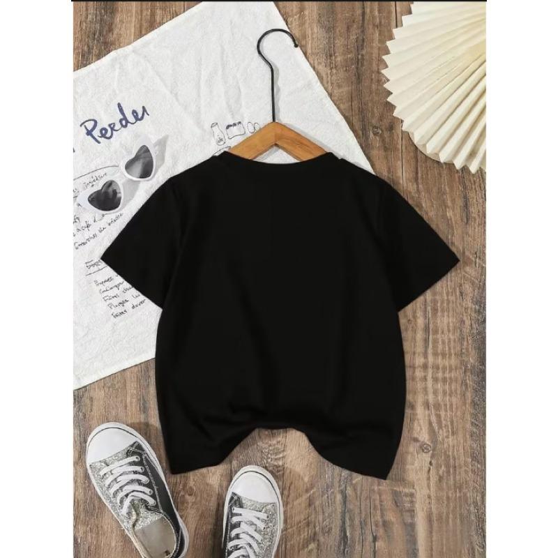 Kids Round Neck Casual Printed T-Shirt - Algeria "Idle Paradise" Scenery Print