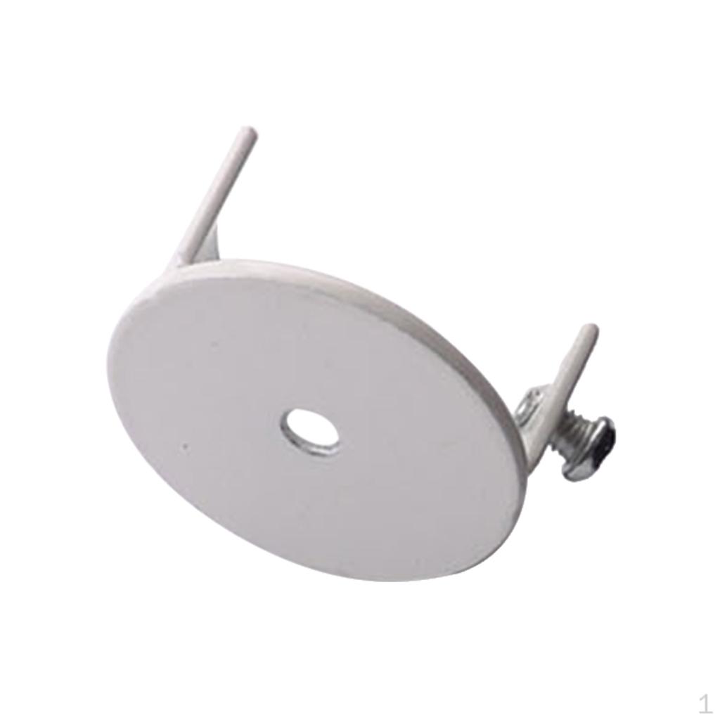 

1Piece Curtain Clothes Rail Decorative Pole/Rod Finials Ends Heads білий