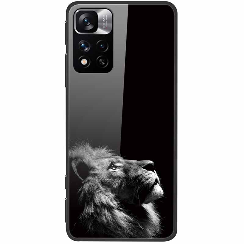 Tempered Glass Case For Xiaomi Redmi Note 11 Pro+ 5G Cover Hard Protective Funda for Redmi Note 11 Pro Plus 5G Soft Bumper 6.67