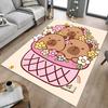 1PC Kapibala Extra Large Non-Slip Floor Carpet, Office, Family, Bedroom, Large Area Rug Indoor Rugs, Vibrant Colors-W207