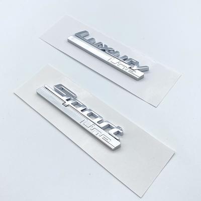 Neues Luxury Line Sport Line Kotflügel-Emblem für BMW 730 740 750 750Li Seitenlogo Auto-Styling Umrüstung Upgrade-Aufkleber Chrom und Matt