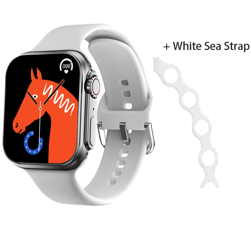 Ws8plus Iwo Watch Ultra Series 8 Men Sports Ws8 Plus Smartwatch Nfc Wireless Charger Sports Blue Tooth Call 2.0" For Ios Android