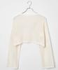 WEGO Short Mesh Knit Long Short Korean Size White Pullover, Sleeve, Top, Spring/Summer Outfit, Girly, Style, Gift, Present, Adult, Spring, Summer,